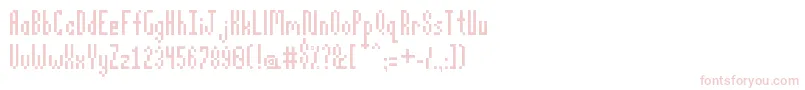 Pixelatus Font – Pink Fonts on White Background