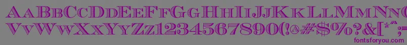 Ecuyerdax Font – Purple Fonts on Gray Background