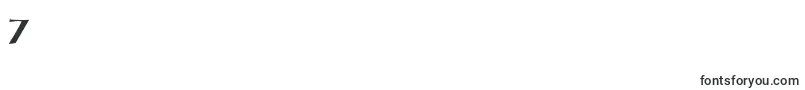 HumanaSerifItcTtBold Font – Fonts for Digit 7