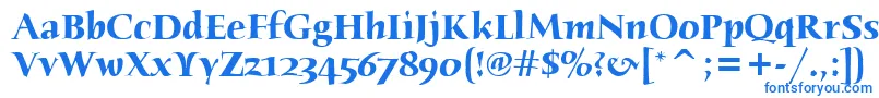 En savoir plus sur la police HumanaSerifItcTtBold Police HumanaSerifItcTtBold – polices bleues sur fond blanc