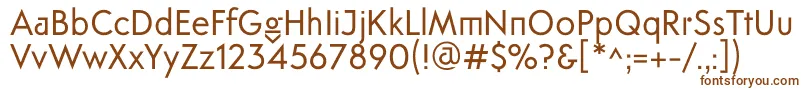 FtanimaRegular Font – Brown Fonts on White Background