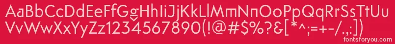 Weitere Informationen zur FtanimaRegular-Schriftart FtanimaRegular-Schriftart – Rosa Schriften auf rotem Hintergrund