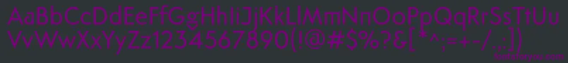 FtanimaRegular-Schriftart – Violette Schriften auf schwarzem Hintergrund