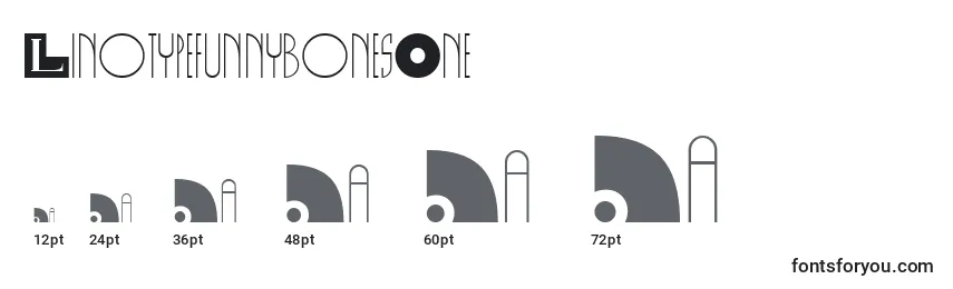 Размеры шрифта LinotypefunnybonesOne