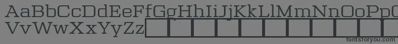 TrettonSerifDafontExclusiveVersion-Schriftart – Schwarze Schriften auf grauem Hintergrund