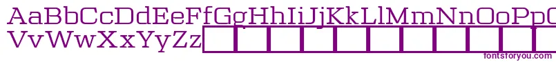 Шрифт TrettonSerifDafontExclusiveVersion – фиолетовые шрифты