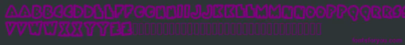 Bokai Font – Purple Fonts on Black Background