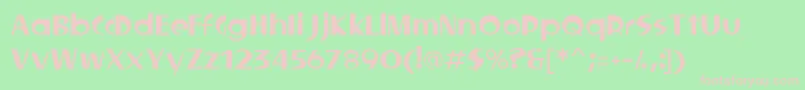 Lockedwindow Font – Pink Fonts on Green Background