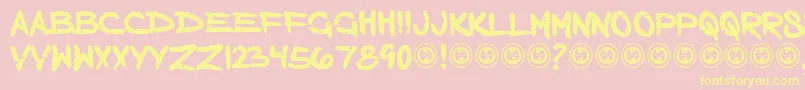 fuente Bornasinner – Fuentes Amarillas Sobre Fondo Rosa