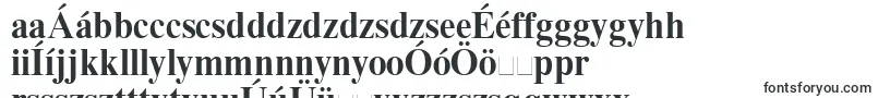 Шрифт TimesEighteenLtBold – венгерские шрифты