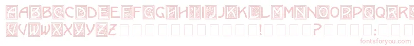 KramerMedium Font – Pink Fonts on White Background