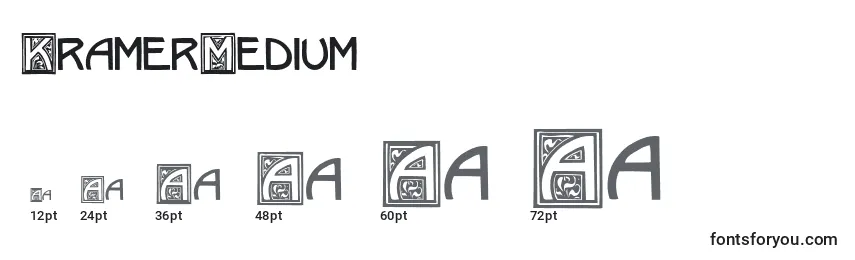 KramerMedium Font Sizes