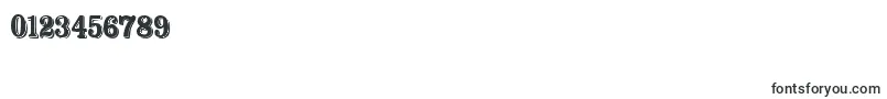 FtRosecubeNormal Font – Fonts for Numbers and Digits