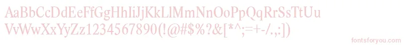 LidoStfCondCe Font – Pink Fonts on White Background