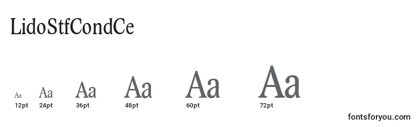 LidoStfCondCe Font Sizes