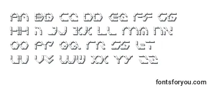 Zeta Sentry 3D Font