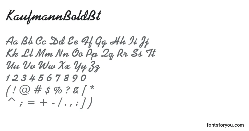 KaufmannBoldBt Font – alphabet, numbers, special characters