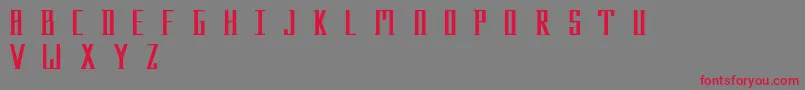 Шрифт Menhir – красные шрифты на сером фоне