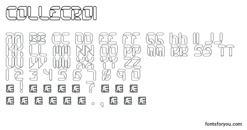 Collecro1フォント–アルファベット、数字、特殊文字