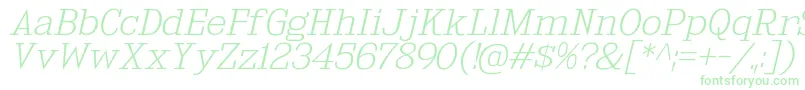 KingsbridgeExElIt Font – Green Fonts