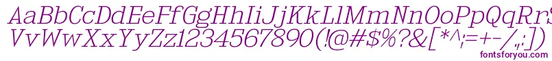 KingsbridgeExElIt Font – Purple Fonts