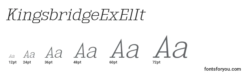 KingsbridgeExElIt Font Sizes
