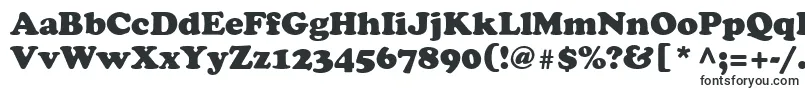 Шрифт Agcoo14 – толстые шрифты