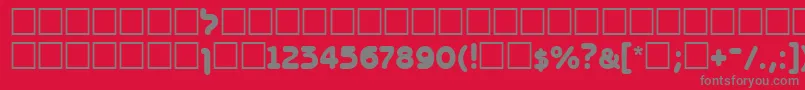 More about BenzionttBold Font BenzionttBold Font – Gray Fonts on Red Background