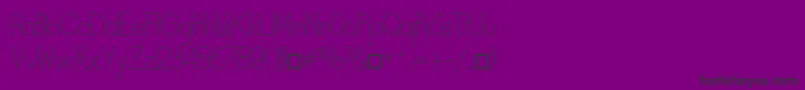 Stymiestylus Font – Black Fonts on Purple Background