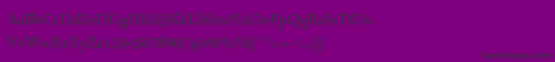 ArabicTypesetting-Schriftart – Schwarze Schriften auf violettem Hintergrund