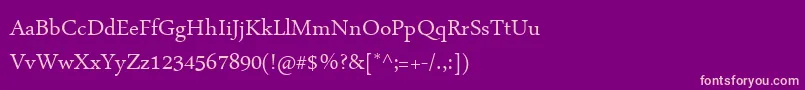 ArabicTypesetting Font – Pink Fonts on Purple Background