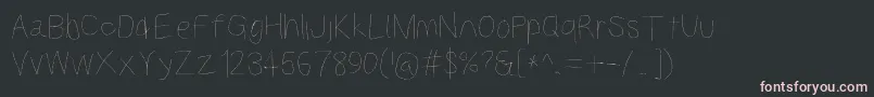 Kabinahl Font – Pink Fonts on Black Background
