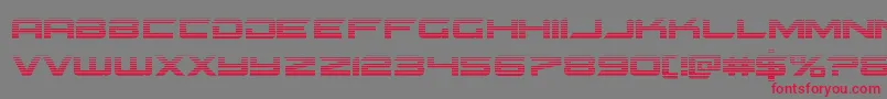 Gypsykillergrad Font – Red Fonts on Gray Background