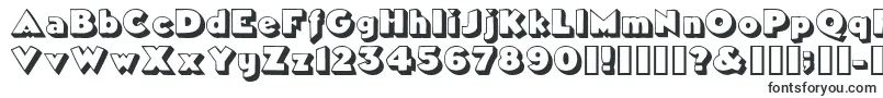 TricorneoutlinesskBold-Schriftart – Schriftarten, die mit T beginnen
