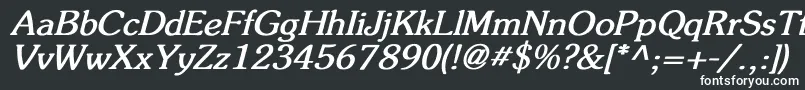 FlicknerBoldItalic Font – White Fonts