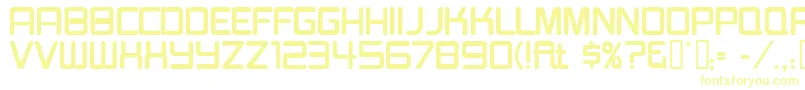 BurgerJointNeonJl Font – Yellow Fonts on White Background