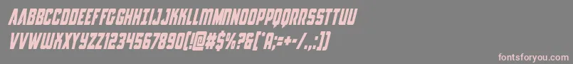 Antillescondital Font – Pink Fonts on Gray Background