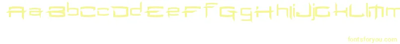 MilenioJed-Schriftart – Gelbe Schriften