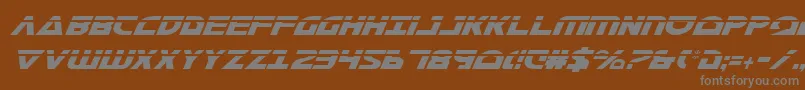 Шрифт Morsenkv2cli – серые шрифты на коричневом фоне