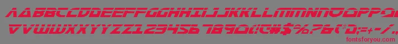 Morsenkv2cli Font – Red Fonts on Gray Background