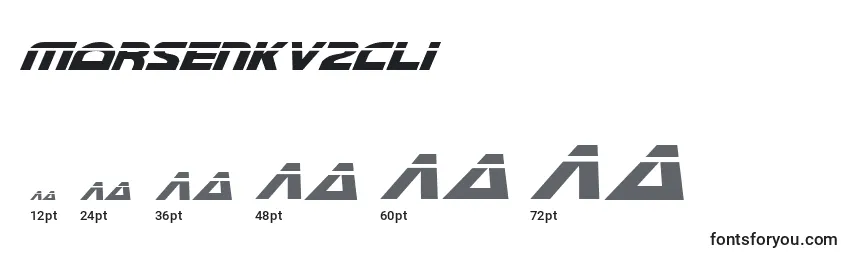 Morsenkv2cli Font Sizes