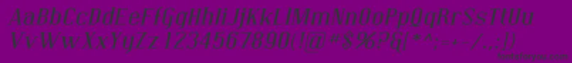 Coving10 Font – Black Fonts on Purple Background