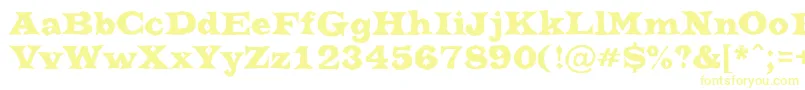 ATrianglerbrk Font – Yellow Fonts
