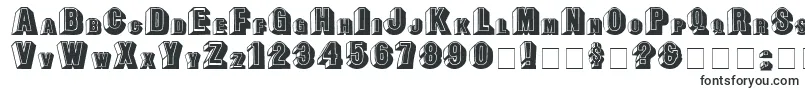 Шрифт LeeCapitals – очень широкие шрифты
