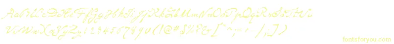 SameSexMarriageScriptLdo-Schriftart – Gelbe Schriften