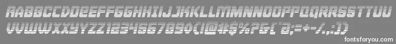 Cyborgroostergradital Font – White Fonts on Gray Background