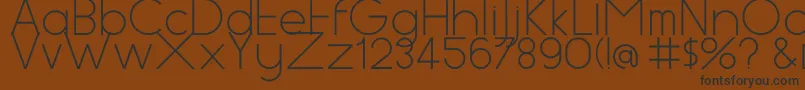 Aspex Font – Black Fonts on Brown Background