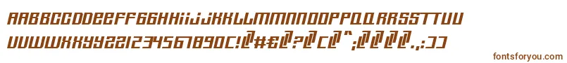 Шрифт TristarNew – коричневые шрифты на белом фоне