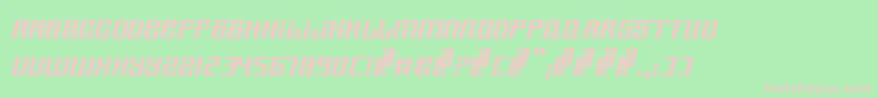 TristarNew Font – Pink Fonts on Green Background