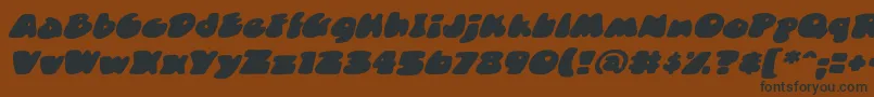 En savoir plus sur la police DuncecapbbItal Police DuncecapbbItal – polices noires sur fond brun